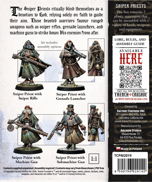 Trench Crusade: Sniper Priests
